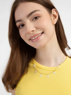 MyMo Damen Tanktop in gelb - Ausschnitt: Rundhals