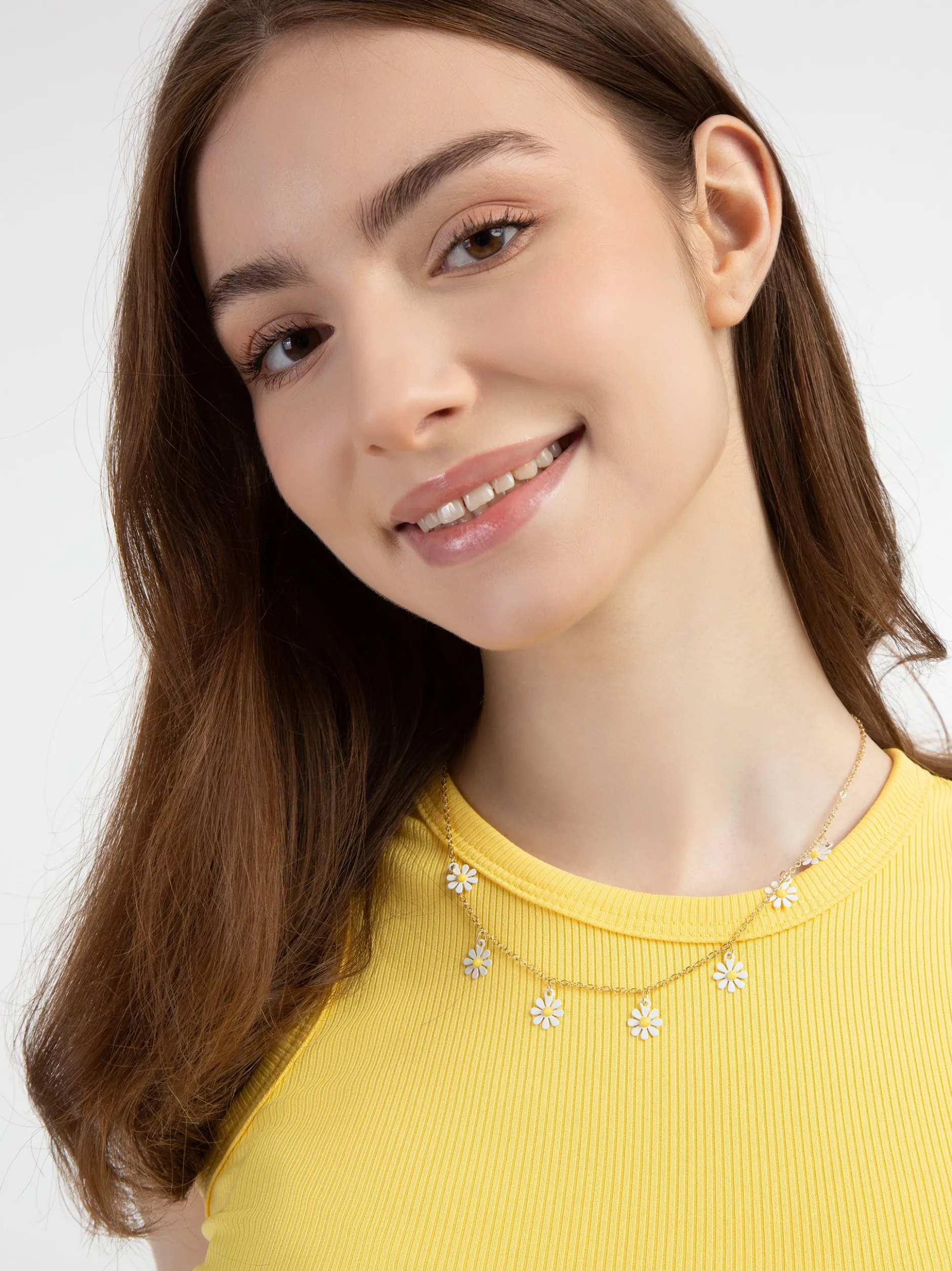 MyMo Damen Tanktop in gelb - Ausschnitt: Rundhals