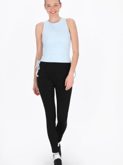 MyMo Damen Top in blau - Ausschnitt: Rundhals