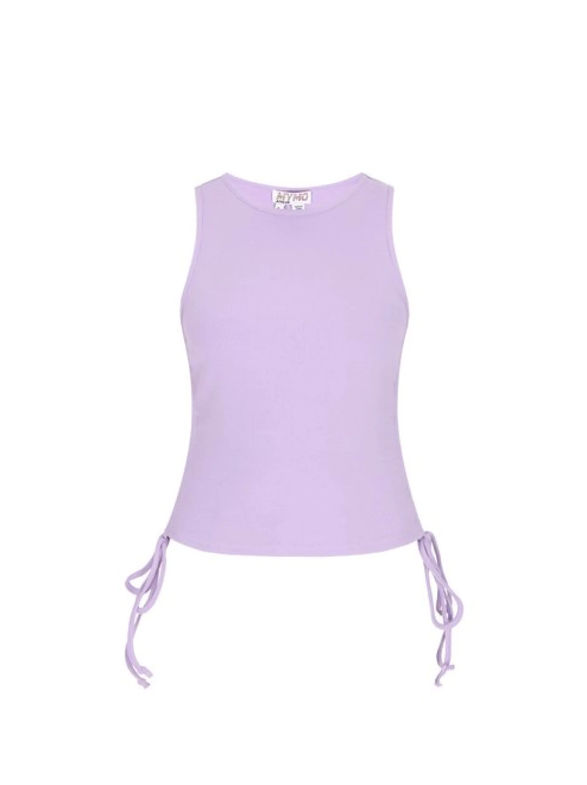 MyMo Damen Top in purple - Ausschnitt: Rundhals