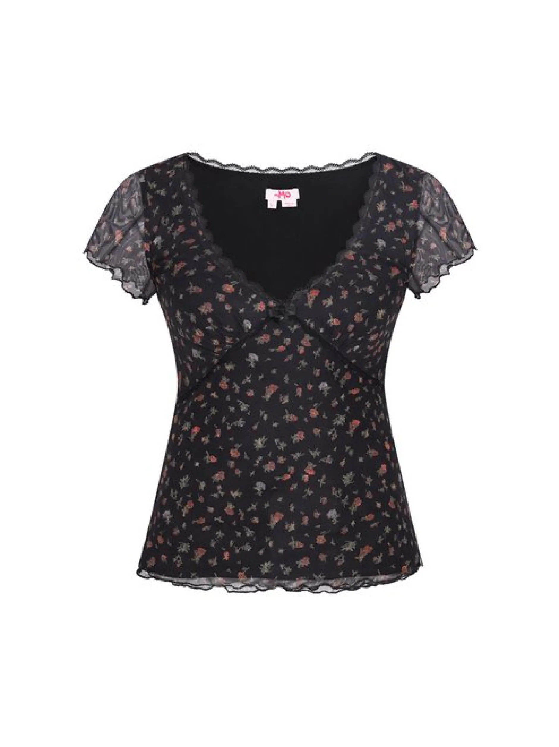 MyMo Damen Top in schwarz