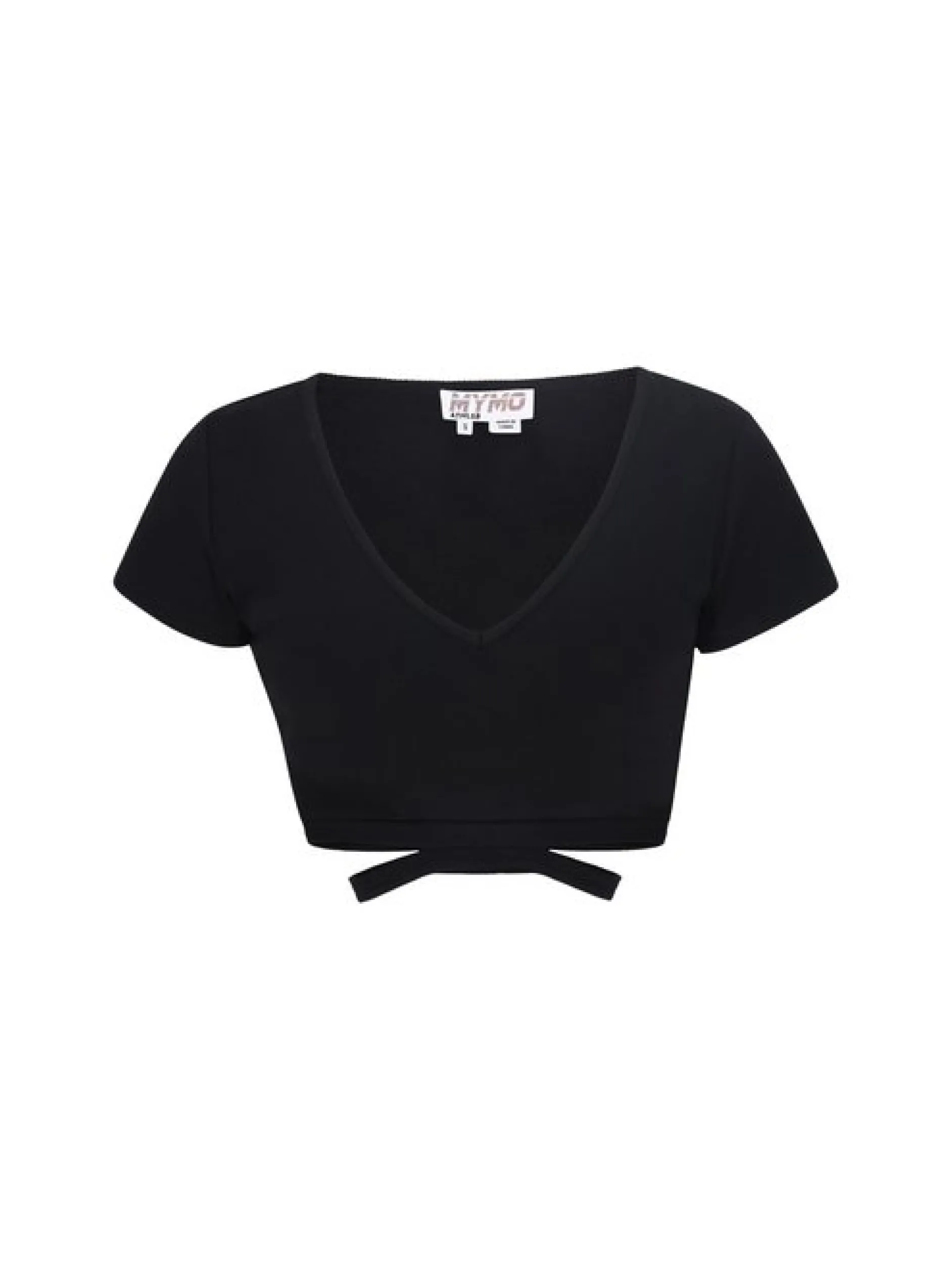 MyMo Damen Top in schwarz
