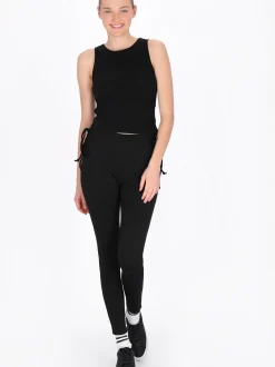MyMo Damen Top in schwarz - Ausschnitt: Rundhals