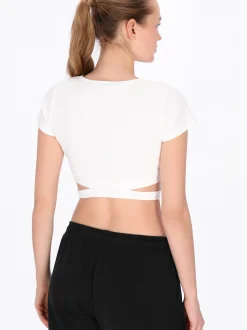 MyMo Damen Top in weiß