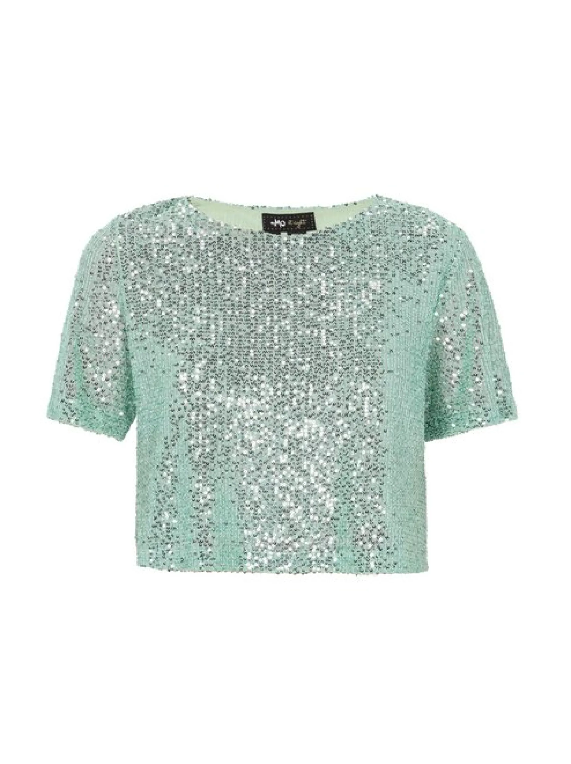 MyMo Damen T-Shirt in türkis - Ausschnitt: Rundhals