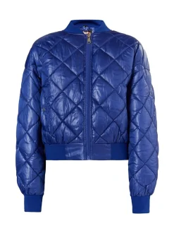 MyMo Damen wattierter Blouson in royal