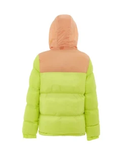 MyMo Damen Wattierte Steppjacke in limone