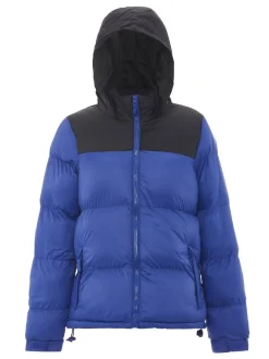 MyMo Damen Wattierte Steppjacke in blau