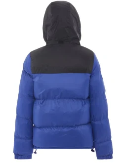 MyMo Damen Wattierte Steppjacke in blau