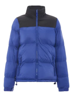 MyMo Damen Wattierte Steppjacke in blau