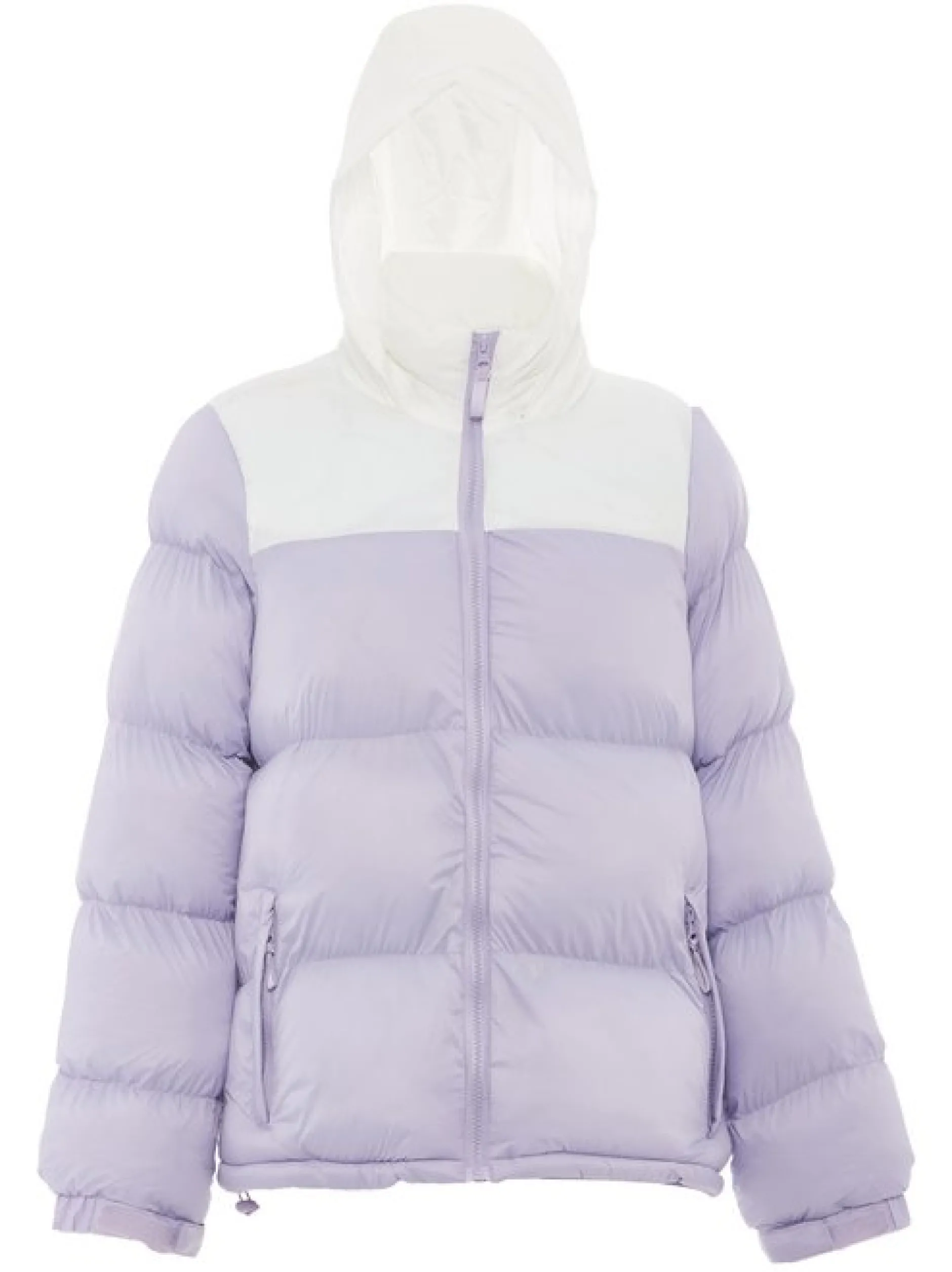 MyMo Damen Wattierte Steppjacke in lila