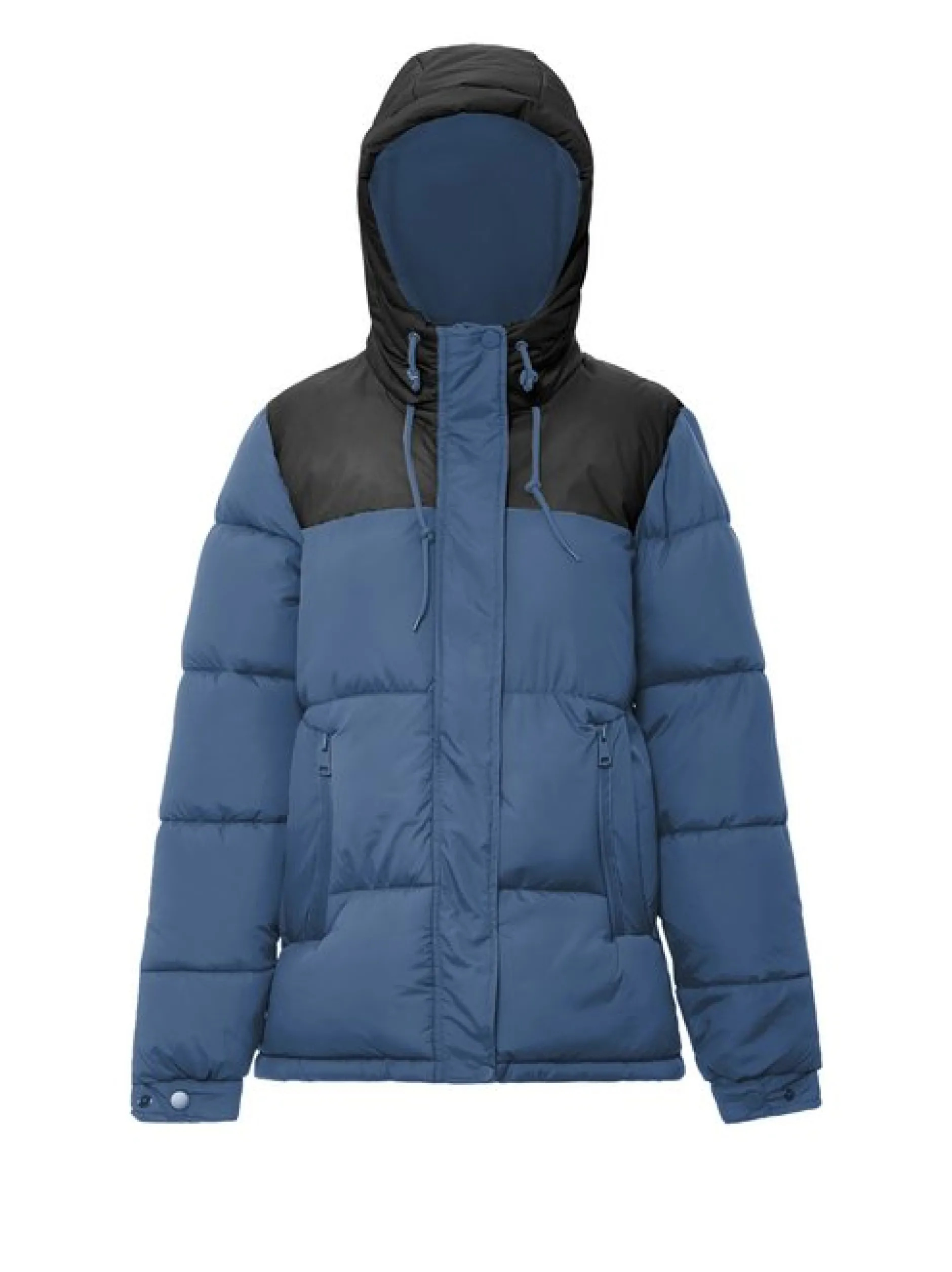 MyMo Damen Wattierte Steppjacke in schwarz