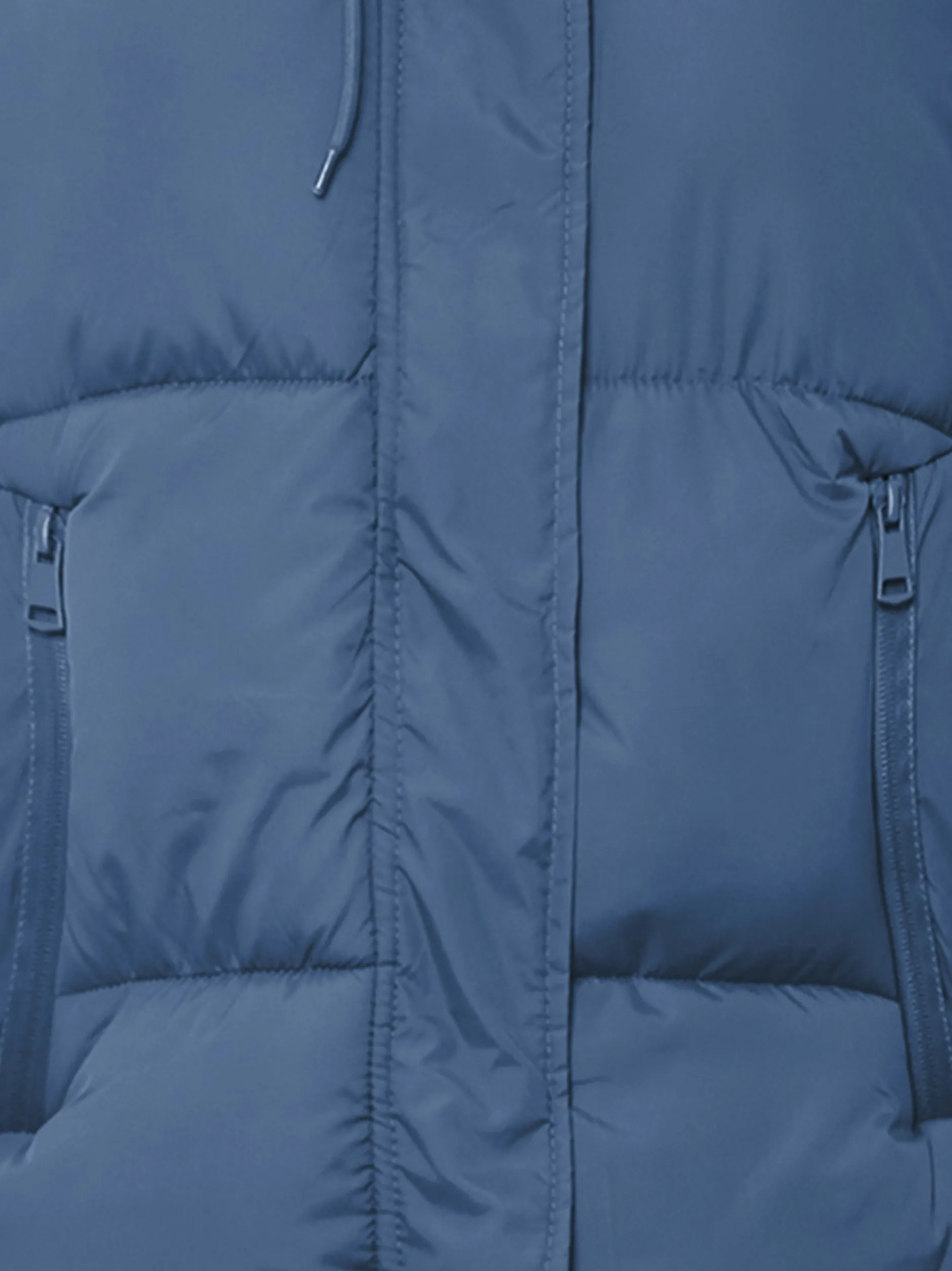MyMo Damen Wattierte Steppjacke in schwarz