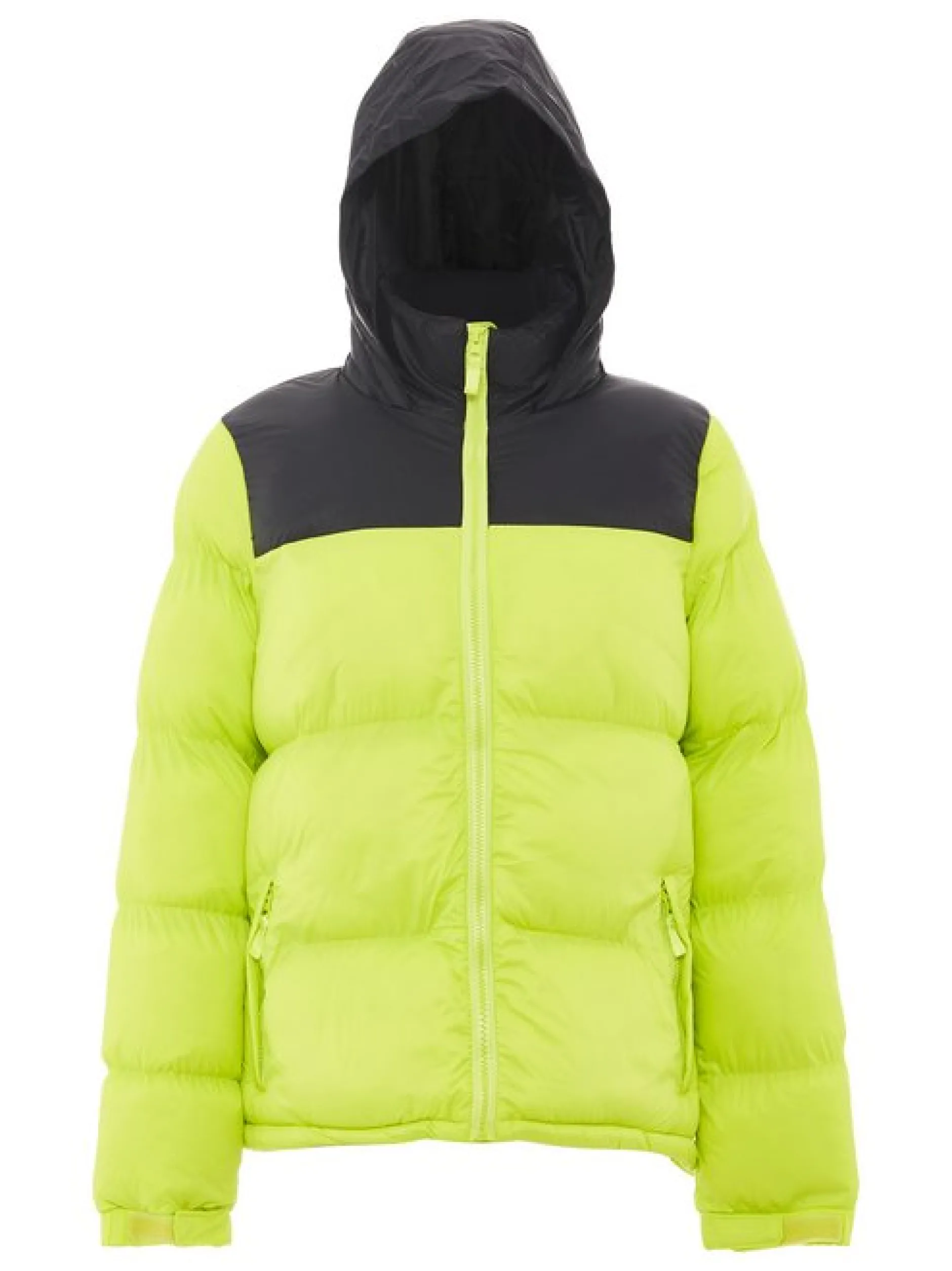 MyMo Damen Wattierte Steppjacke in limone