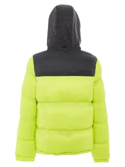 MyMo Damen Wattierte Steppjacke in limone