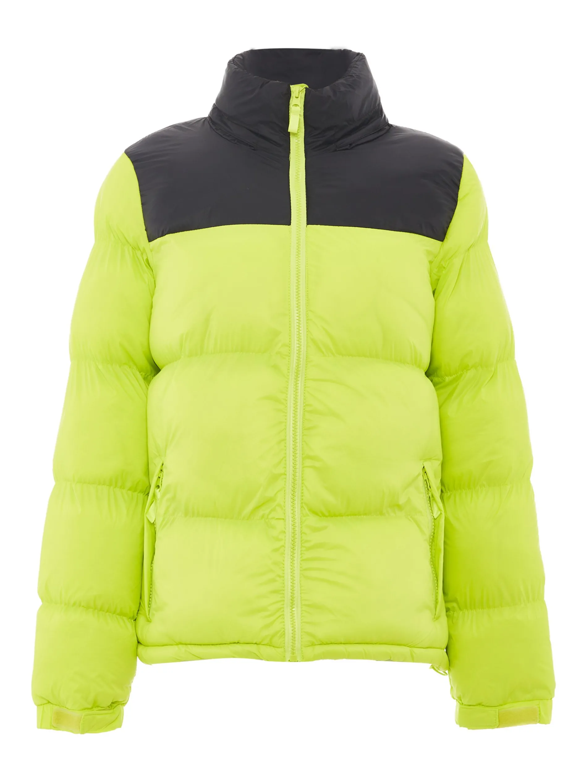 MyMo Damen Wattierte Steppjacke in limone