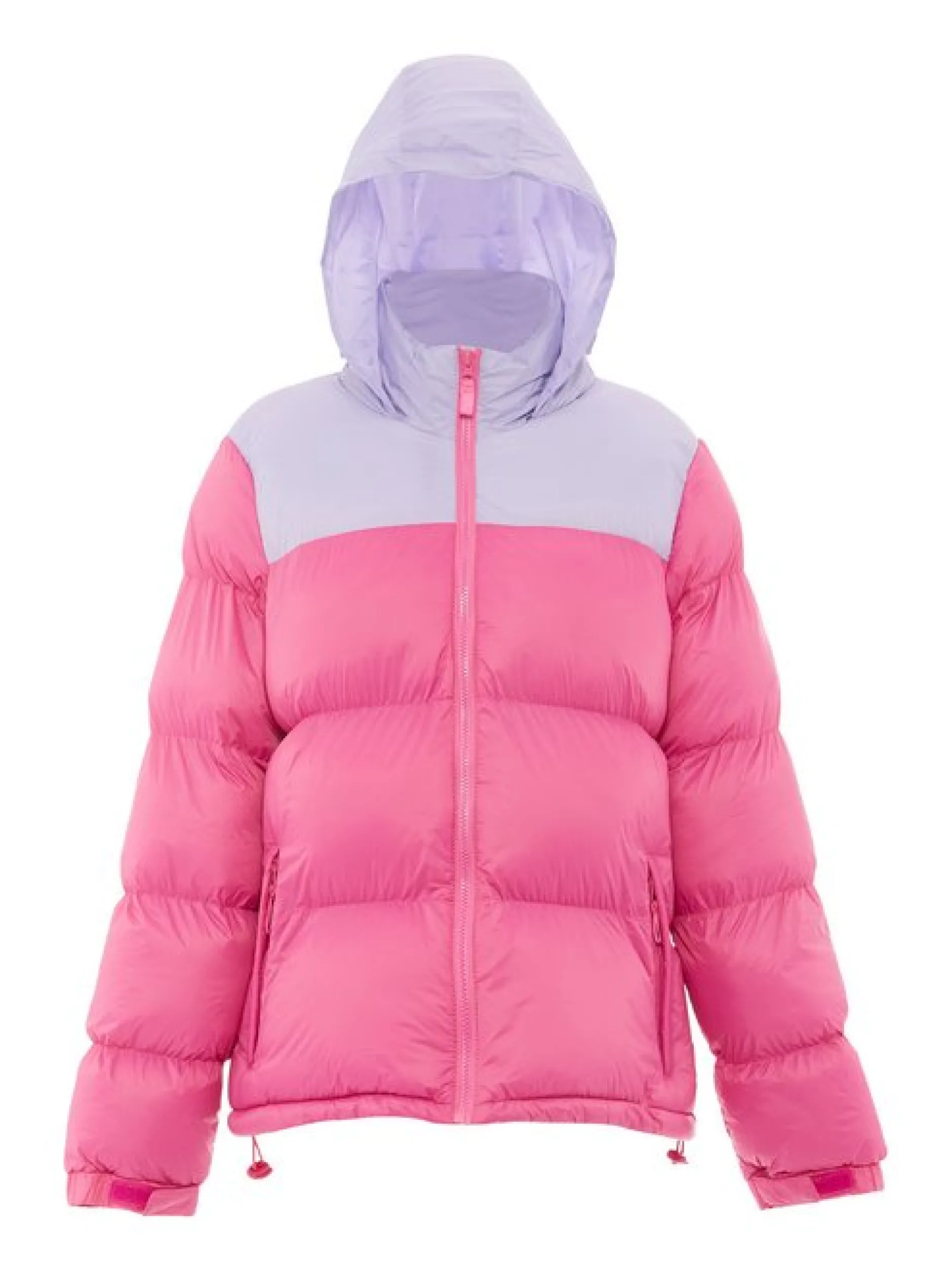 MyMo Damen Wattierte Steppjacke in pink