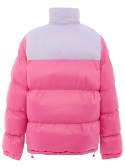 MyMo Damen Wattierte Steppjacke in pink