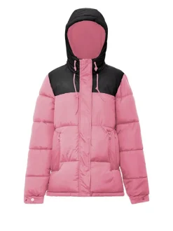 MyMo Damen Wattierte Steppjacke in mehrfarbig