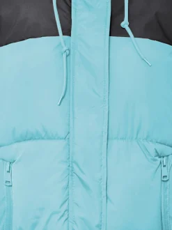 MyMo Damen Wattierte Steppjacke in schwarz