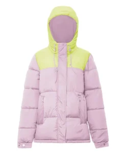 MyMo Damen Wattierte Steppjacke in pink