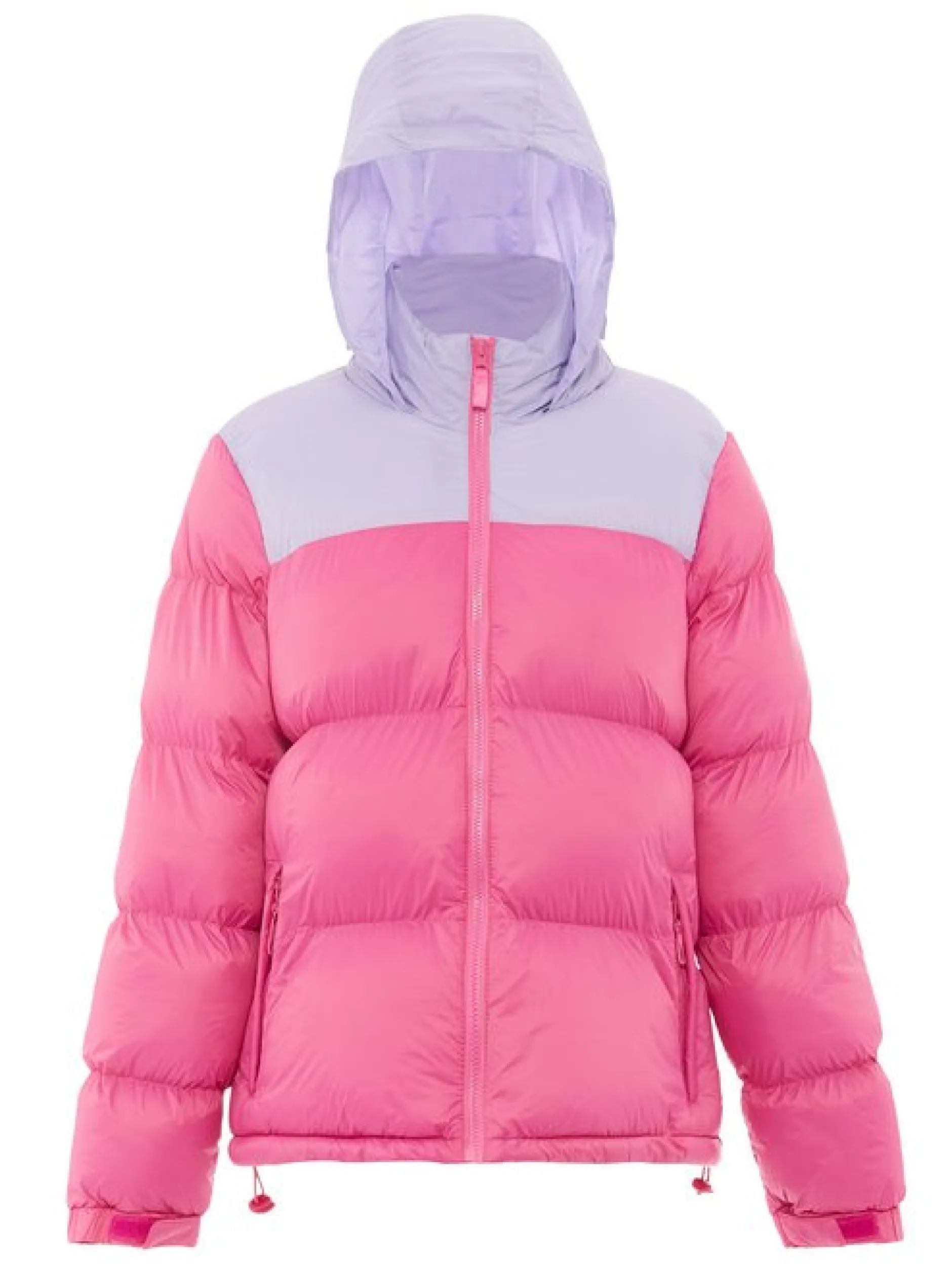 MyMo Damen Wattierte Steppjacke in pink