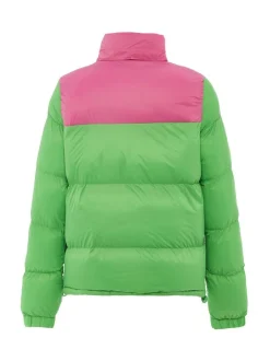 MyMo Damen Wattierte Steppjacke in grün