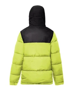 MyMo Damen Wattierte Steppjacke in limone