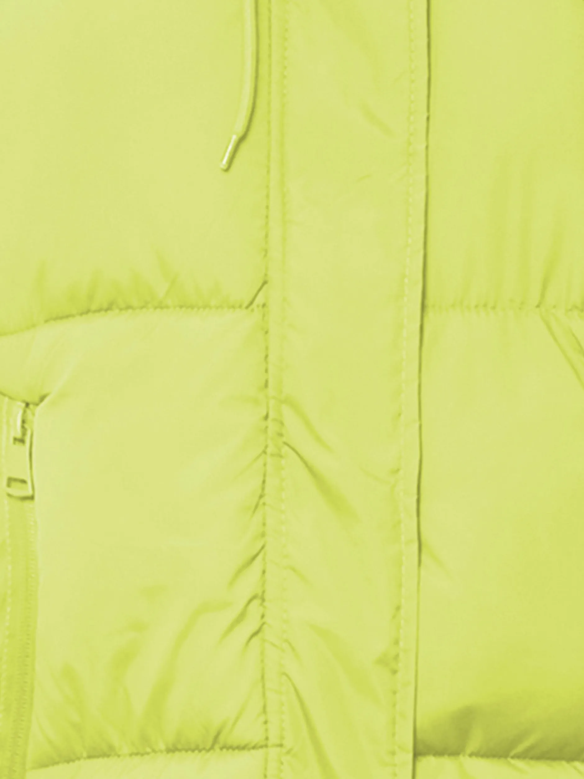 MyMo Damen Wattierte Steppjacke in limone