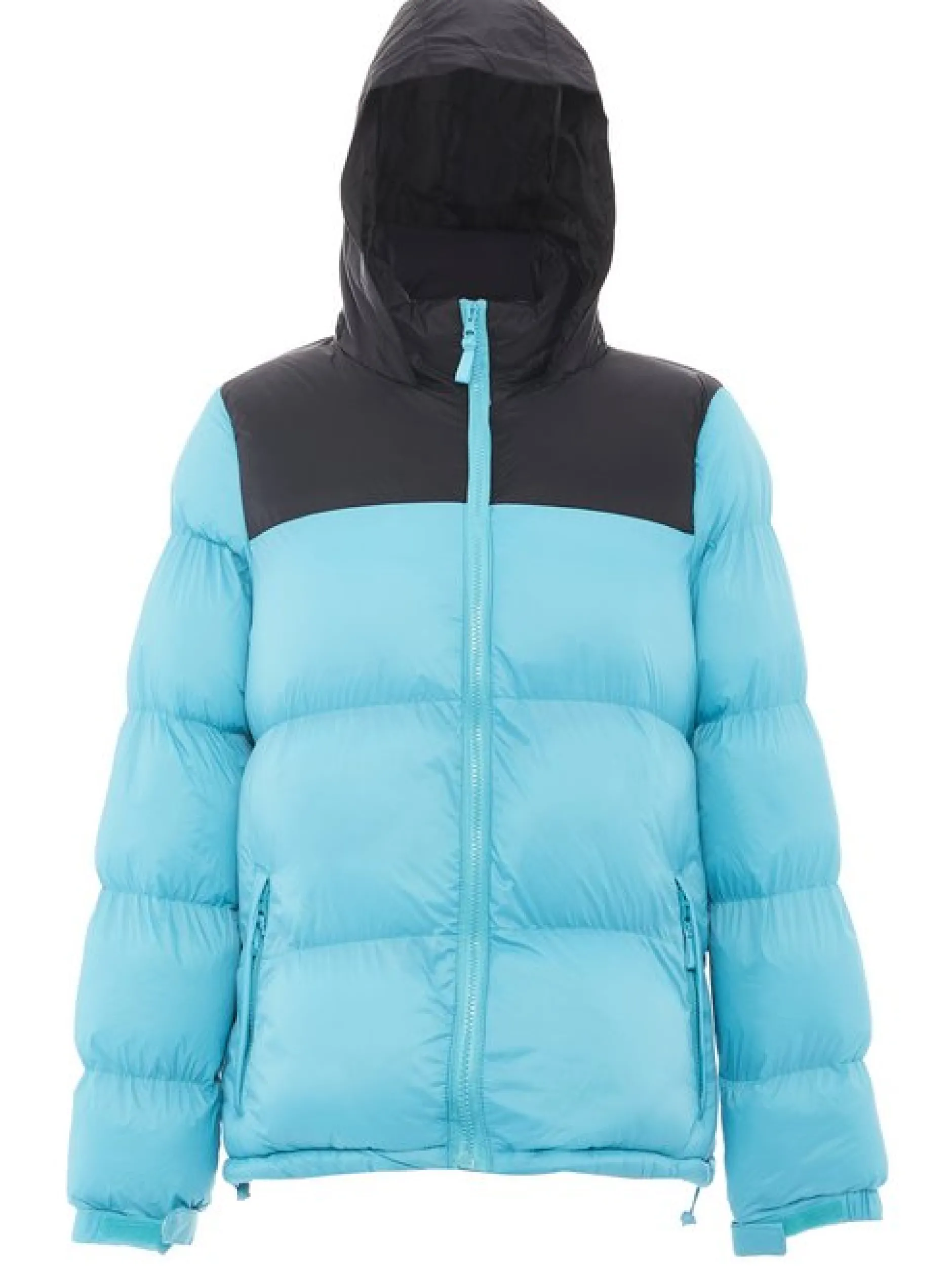 MyMo Damen Wattierte Steppjacke in schwarz