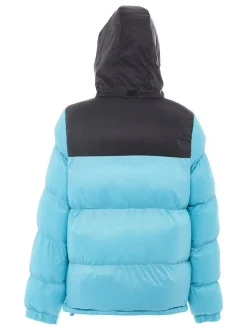 MyMo Damen Wattierte Steppjacke in schwarz