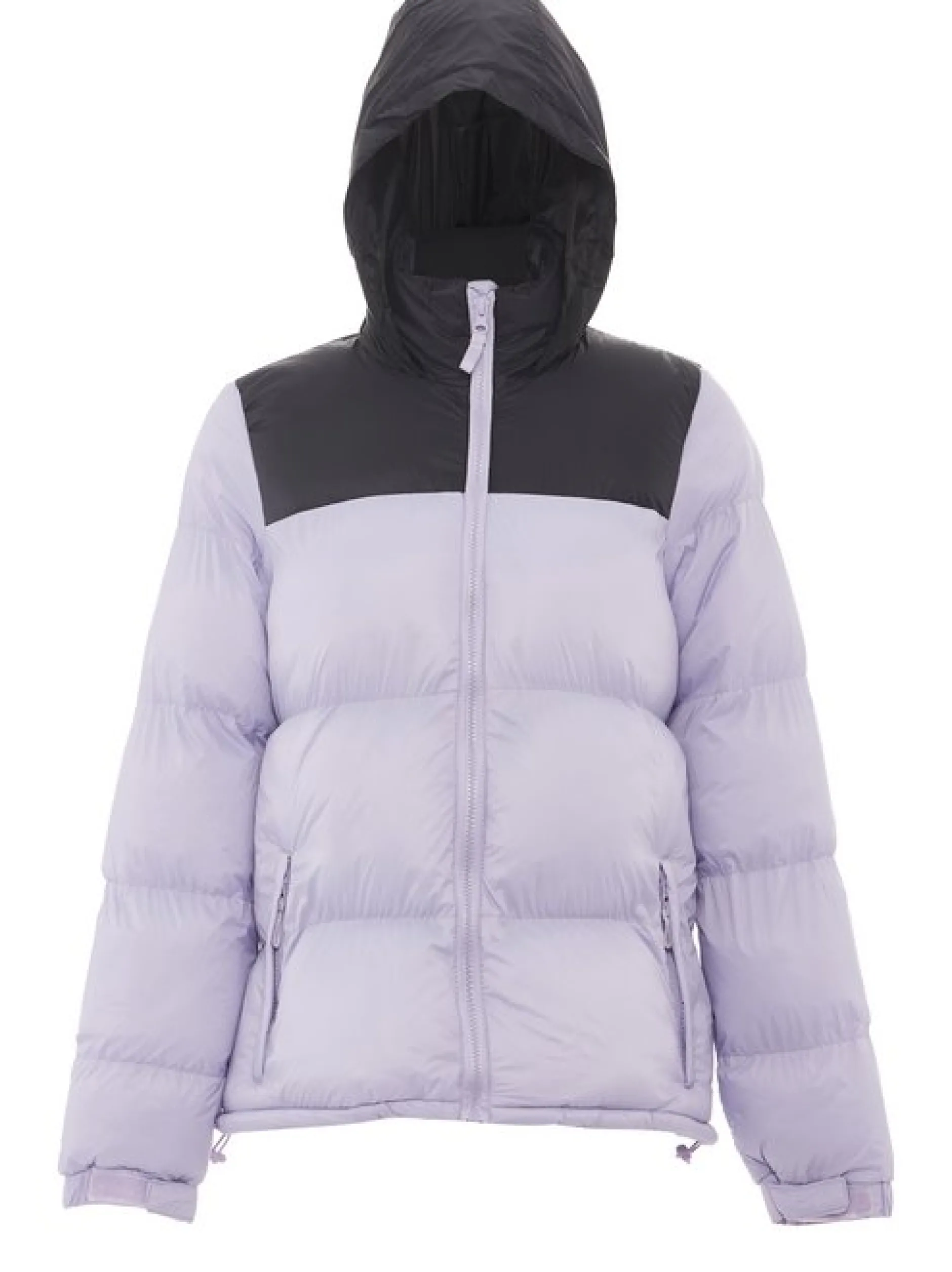MyMo Damen Wattierte Steppjacke in lila