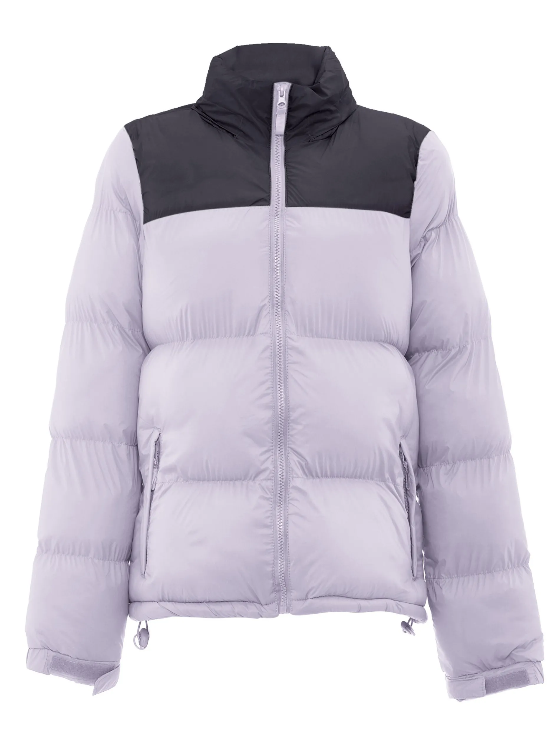 MyMo Damen Wattierte Steppjacke in lila