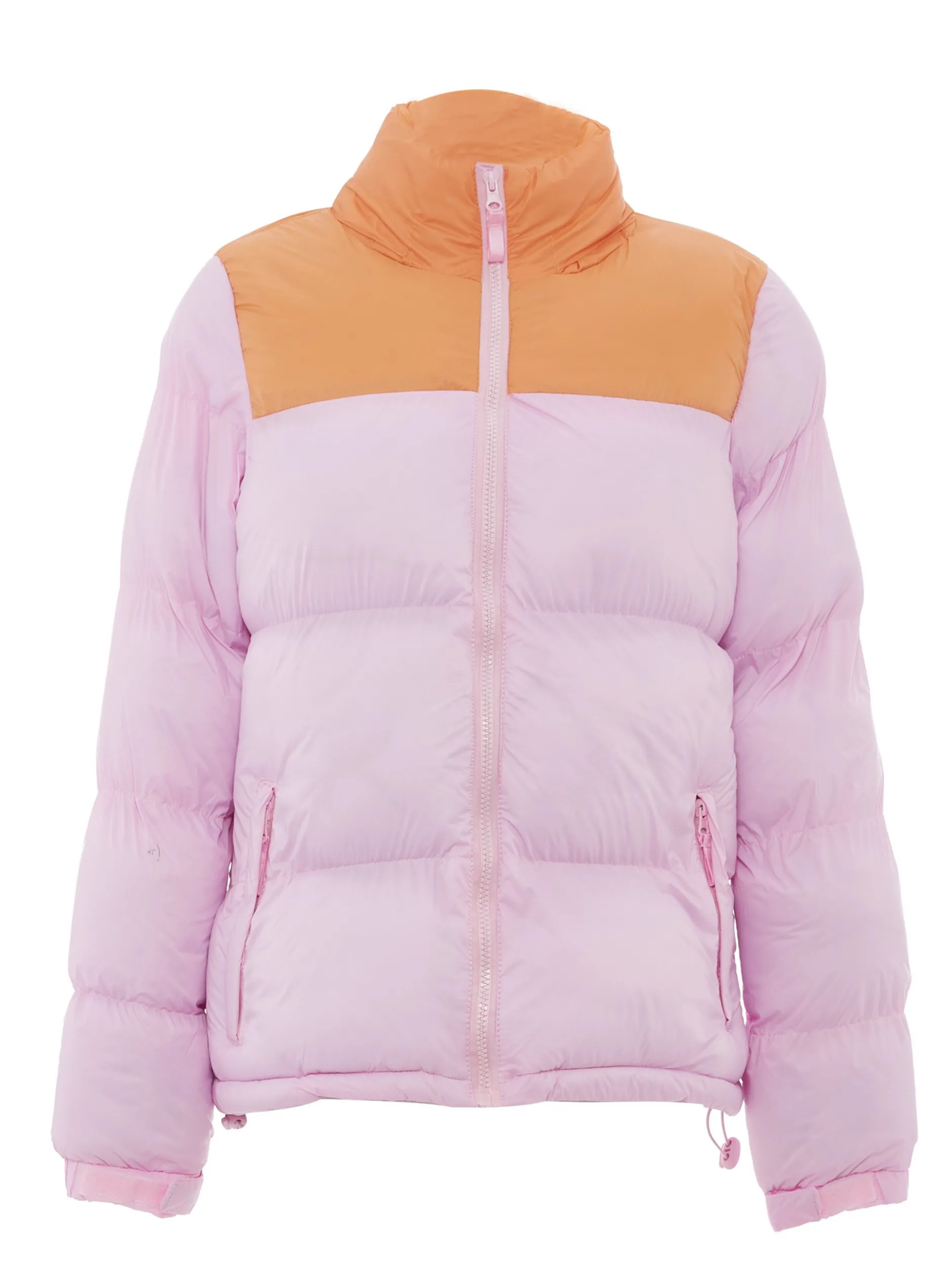 MyMo Damen Wattierte Steppjacke in pink