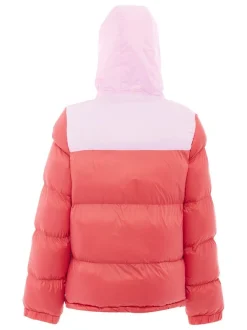 MyMo Damen Wattierte Steppjacke in rot