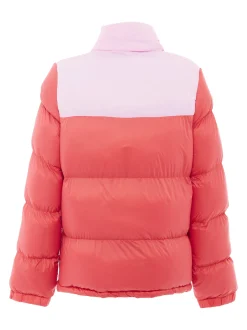MyMo Damen Wattierte Steppjacke in rot