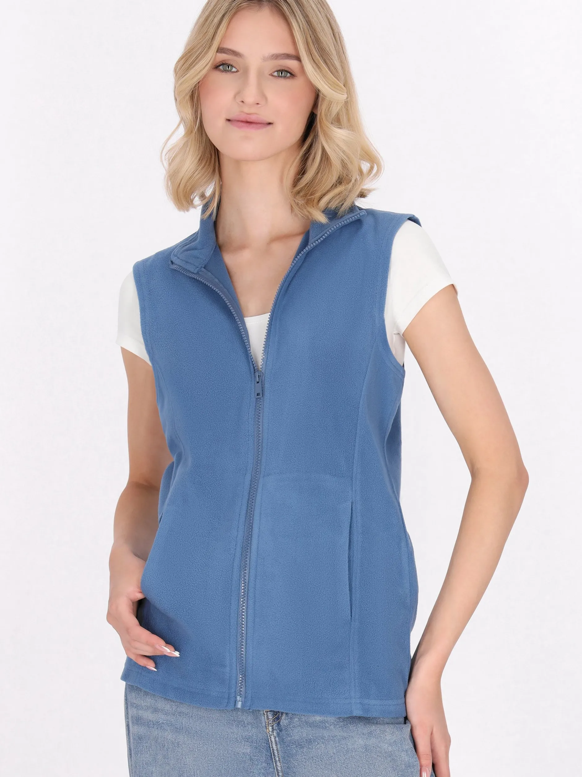 MyMo Damen Weste in blau