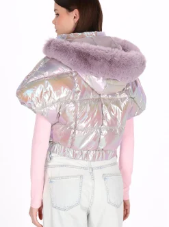 MyMo Damen Weste in purple