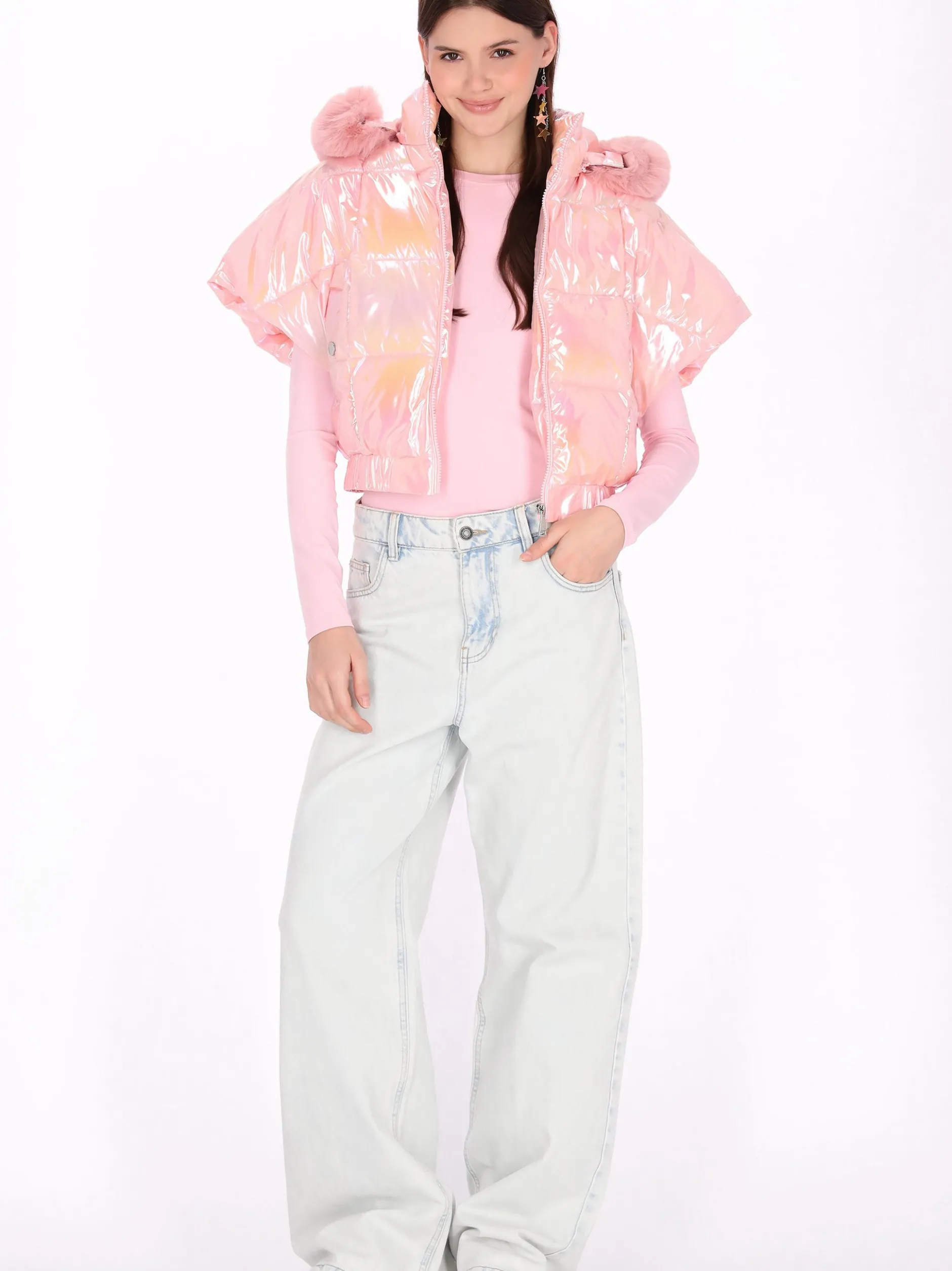 MyMo Damen Weste in rosa