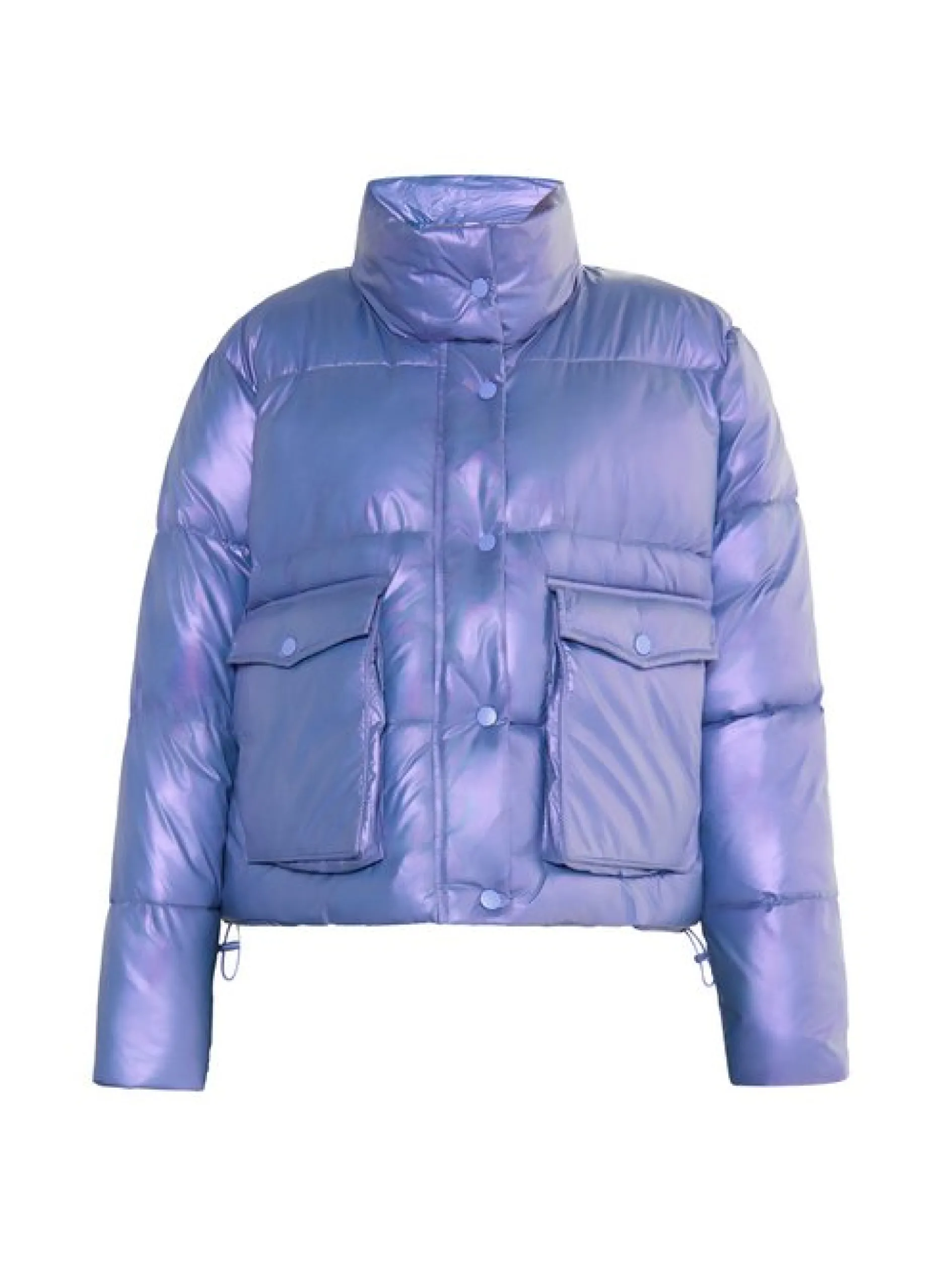 MyMo Damen Winterjacke in lila