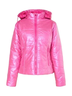 MyMo Damen Winterjacke in pink