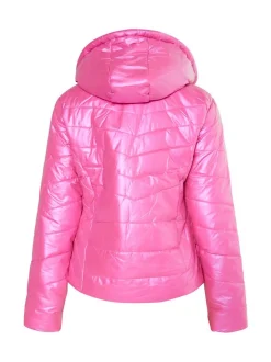 MyMo Damen Winterjacke in pink
