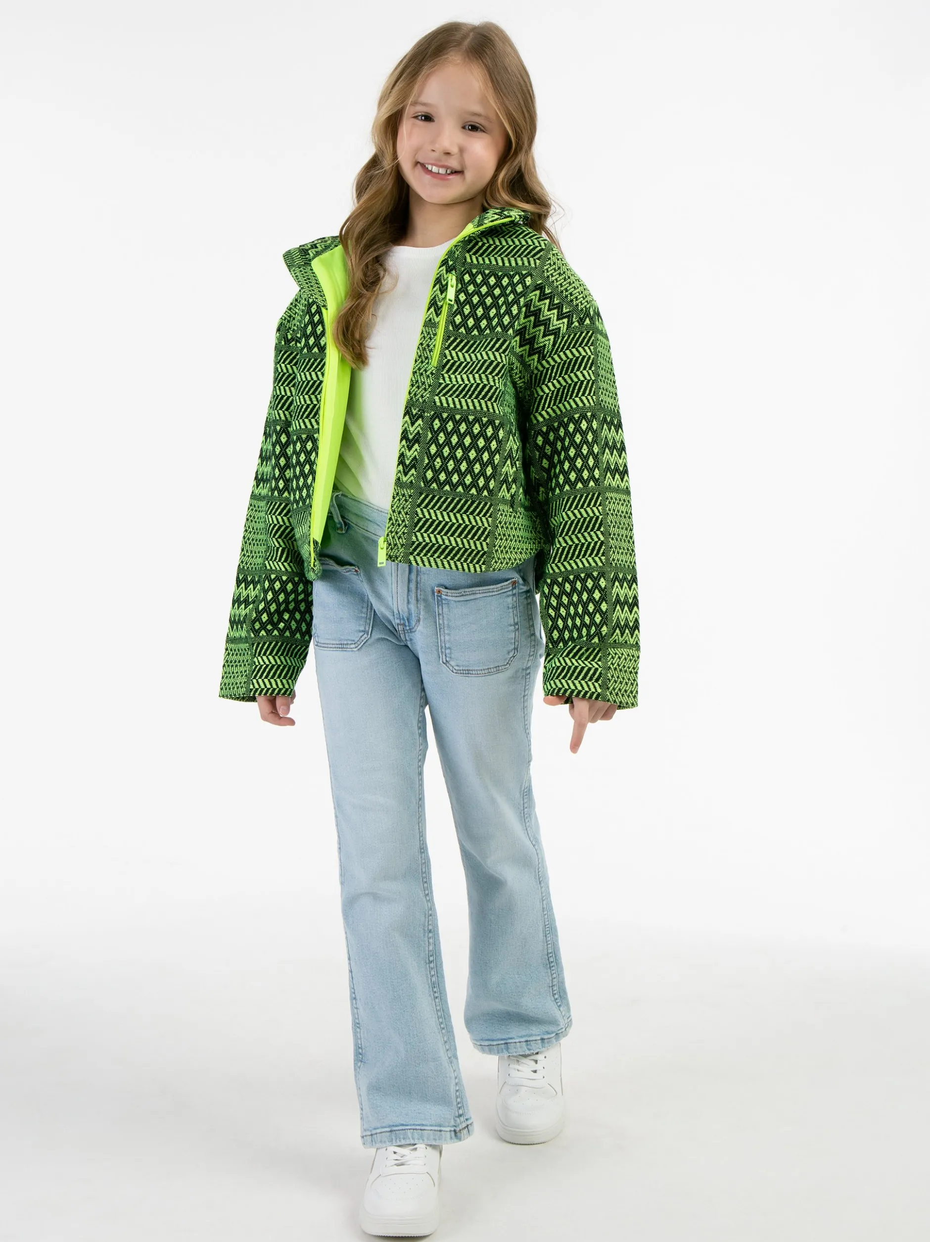MyMo Mädchen Blouson in grün