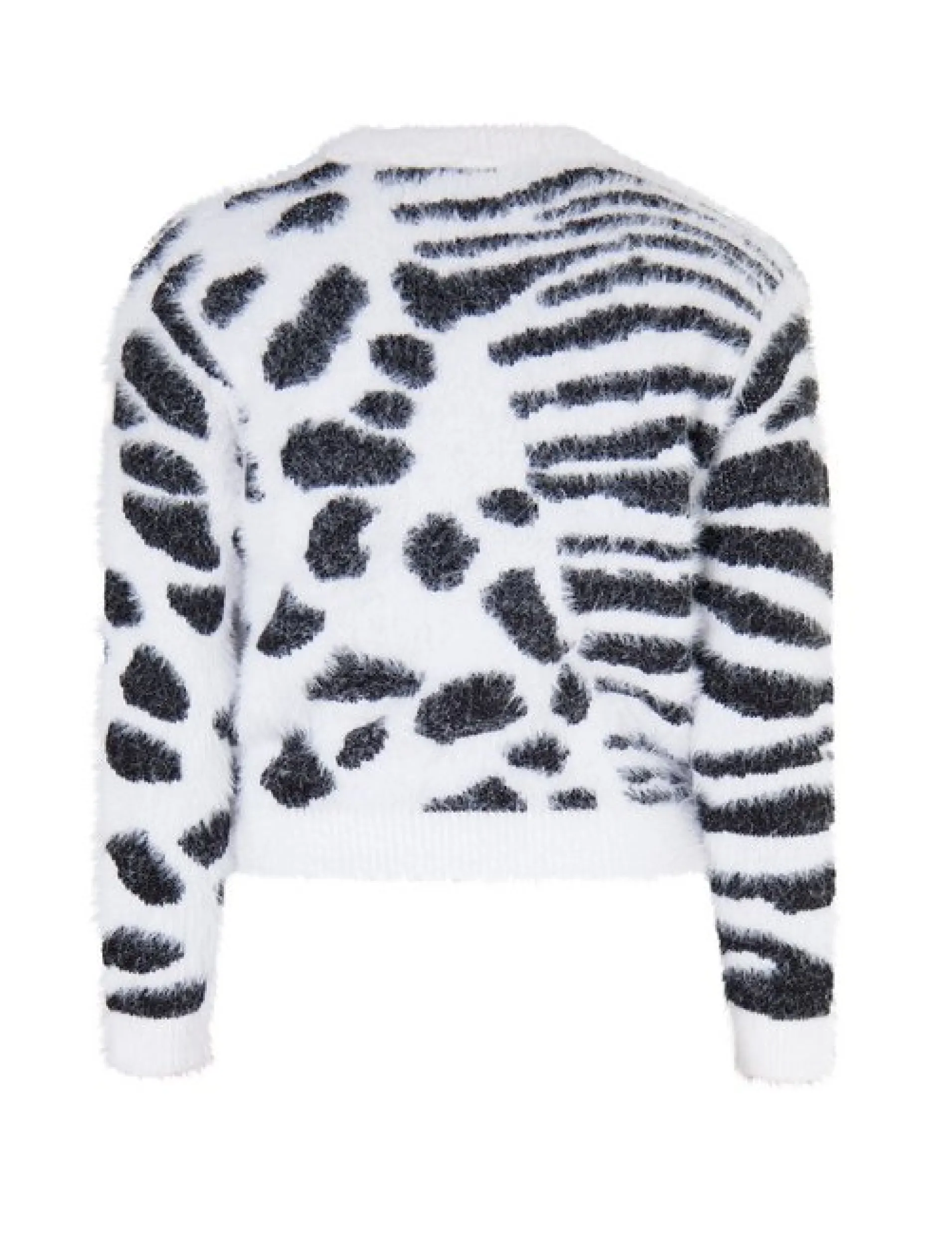 MyMo Mädchen (Kids) Strickpullover in weiß