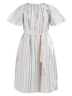 MyMo Mädchen Kleid in mehrfarbig - Ausschnitt: Rundhals