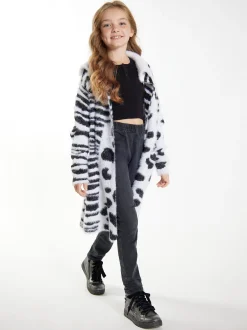 MyMo Mädchen Strickcardigan in weiß