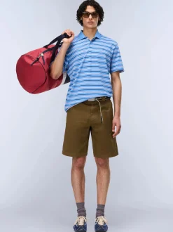 Napapijri Herren Polo - E-HIKARI SS in blau rosa