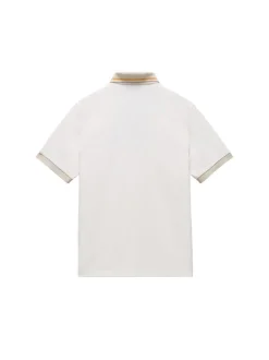 Napapijri Herren Polo - E-ZERI SS in ecru