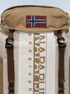 Napapijri Herren Rucksack - H-EQUATOR DP in camel weiß