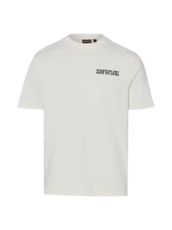 Napapijri Herren T-Shirt - Sol in ecru schwarz
